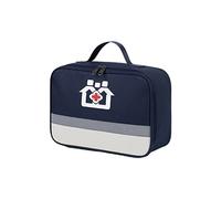 AOOOWER Grande borsa per medicinali organizer per bottiglie di pillole da viaggio tasche per vitamine medicinali forniture mediche borsa organizer da viaggio, blu navy, One Size