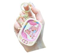 AOOOWER Grazioso portachiavi a forma di serpente con zodiaci, con eleganti diamanti per gli appassionati di moda, 4.3x11cm, Lega, Nessuna pietra preziosa