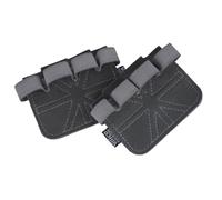 AOOOWER Guanti da palestra per sollevamento pesi, 1 paio di manubri antiscivolo con quattro dita, guanti da allenamento per sollevamento pesi, protezioni per le mani