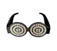 AOOOWER Il LED comodo accende i multi occhiali di colore dell'ornamento degli Eyewears per l'evento di notte e la celebrazione del costume