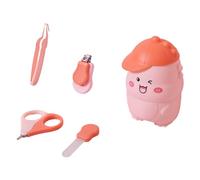 AOOOWER Kit di rifilatura sicuri Set confortevole per la cura del bambino Forbici per bambini per neonati Versatile Grooming, 7.8x5.85in, plastica e acciaio inox, Nessuna pietra preziosa