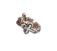 AOOOWER Orecchini a perno da uomo a forma di croce gotica, stile vintage, punk, portatili, in lega, design singolo, per mix, 1.31.5cm, Metallo, Nessuna pietra preziosa