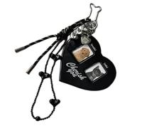 AOOOWER Portachiavi a forma di orso, in plastica ABS, ornamento per zaino, borsa, design incantevole, con luce LED, per donne e bambini, Size 5.5x4.5cm/2.17x1.77inch, plastica ABS, Nessuna pietra