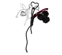 AOOOWER Portachiavi a forma di orso, in plastica ABS, ornamento per zaino, borsa, design incantevole, con luce LED, per donne e bambini, Size 5.5x4.5cm/2.17x1.77inch, plastica ABS, Nessuna pietra