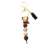 AOOOWER Portachiavi a forma di stella marina in morbido peluche, accessorio robusto a forma di stella marina, sfera pelosa, accessorio per la moda, 8cm, Pelliccia di coniglio imitazione, Nessuna