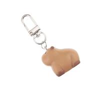 AOOOWER Portachiavi a forma di tartaruga 3D, accessorio alla moda a forma di animale, decorazione per borsa, 3.1x11.5cm, Plastica, Nessuna pietra preziosa