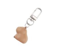 AOOOWER Portachiavi a forma di tartaruga 3D, accessorio alla moda a forma di animale, decorazione per borsa, 3.1x11.5cm, Plastica, Nessuna pietra preziosa