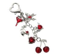 AOOOWER Portachiavi a forma di tartaruga 3D, accessorio alla moda a forma di animale, decorazione per borsa, 3.1x11.5cm, Plastica, Nessuna pietra preziosa