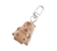 AOOOWER Portachiavi a forma di tartaruga 3D, accessorio alla moda a forma di animale, decorazione per borsa, 3.1x11.5cm, Plastica, Nessuna pietra preziosa