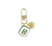 AOOOWER Portachiavi con ciondolo portafortuna Mahjong e borsa dei soldi, elegante, da appendere, in lega, per fortuna e ricchezza, 3.51x1.95in, lega di zinco, Nessuna pietra preziosa