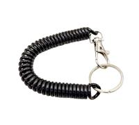 AOOOWER Portachiavi con molle elastiche colorate per un accesso sicuro e conveniente alle chiavi durante i tragitti quotidiani o all'aperto, 18 cm, Materiali misti, Nessuna pietra preziosa