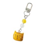 AOOOWER Portachiavi multiuso a forma di cane Schnauzer, accessorio alla moda per gli amanti degli animali domestici e individui alla moda in robusto PU, Size Pendant 6.3x9.8cm/2.48x3.86inch, corteccia