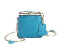 AOOOWER Portafoglio a tracolla multi scomparto tracolla regolabile elegante classico blu impermeabile organizzatori hardware resistente all'ossidazione borsa a tracolla in miniatura, Blu