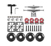 AOOOWER Precisions Engineered 5 Pollice Gullwing Trucks Alluminio Lega Skateboard Ponte Set Per Tecniche Skateboarding Manovre Liscio Equitazione Skateboard Trucks