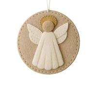 AOOOWER Presepe Felted Craft Set con istruzioni per la decorazione dell'albero di Natale Forniture per ricamo a tema religioso Forniture per artigianato di Natale religioso