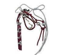 AOOOWER Romance elegante ciondolo a forma di cuore con fiocco, accessorio elegante portachiavi da donna in metallo robusto, 15.2CM, vetro + lega di zinco, Nessuna pietra preziosa