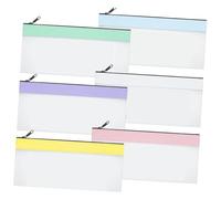 AOOOWER Sacchetti di denaro multiuso con cerniere Banche deposito sacchetti impermeabili per organizzare contanti monete fatture banconote deposito bancario con cerniere