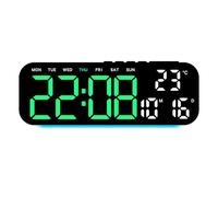 AOOOWER Timer con illuminazione morbida verde ABS sostanza ideale per camera da letto soggiorno orologio sveglia progressiva tipo risparmio di spazio design illuminazione personalizzabile allarme