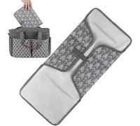 AOOPOO Fasciatoio Portatile per Neonati Fasciatoio Pieghevole Fasciatoio da Viaggio Fasciatoio con Cuscino Incorporato per Neonato Borsa Fasciatoio da Viaggio per Neonati