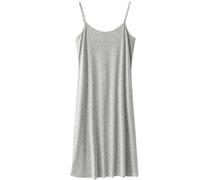 AOOPOO Sottoveste da Donna a Spalline Sottili, Basic Canotta Sexy Sottoveste Morbida, Camicia da Notte Lunga per Donna con Indossare sotto Un Abito a Canotta, Taglie Forti