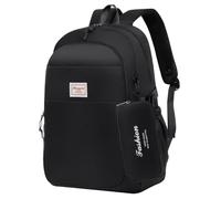 AOOPOO Zaino Scolastico Unisex per Ragazze e Ragazzi delle Scuole Elementari e Medie, Leggero Capiente con Scomparti Multipli, Tinta Unita, con Astuccio per le Matite