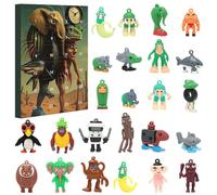AOOSA 24 Pezzi Brainrot Italiano Figure, Calendario dell'Avvento