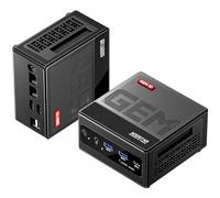 AOOSTAR GEM10 7840HS Mini PC, Nero R7 7840HS(8C/16T, fino a 5,1 GHz) Mini PC da gioco con 16GB RAM LPDDR5 512GB SSD M.2 2280 PCIE 4.0, 1x OCULINK/USB, 4 x HDMI2.1/ BT5.2, WiFi6, 2x 2,5G RJ45 LAN