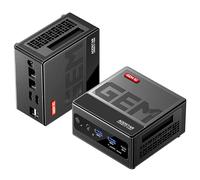 AOOSTAR GEM10 -AMD Ryzen 7 6800H (fino a 4,7 GHz, 8C/16T, cache 16M),LPDDR5, SSD PCle 4.0, cuffie da 3,5 mm, 3 slot M.2 2280 NVME GEM10