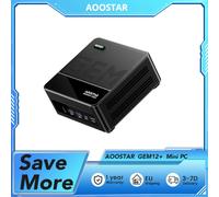 AOOSTAR GEM12+ Mini PC: CPU AMD Ryzen 7 Pro 8845HS, RAM 32 GB, ROM 1 TB, BT 5.2, porta OCulink, schermi 120 Hz (UP TO SUPRROT 4 ) GEM12+
