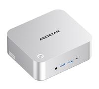 AOOSTAR MACO Mini PC Barebone (senza RAM né SSD), AMD Ryzen 7 Pro 8845HS, 8 core fino a 5,1?GHz, HDMI + DP + 2×USB4 per quadruplo display, WiFi 6, 2×LAN 2,5G, 1×OCuLink, 2×USB 3.2, 2×USB 2.0, 1 jack a