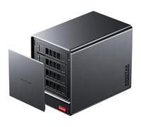 AOOSTAR WTR PRO Twin Lake N150 Mini PC NAS a 4 bay senza RAM Nessun SSD, 2 slot M.2 NVMe, 4K HDMI, 2,5/3,5 SATAx 4 (fino a 4 x 22 TB), solo 4 cornici per dischi rigidi senza sistema operativo