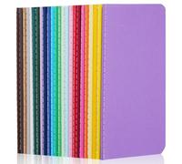 AOOSU Piccoli Quaderno Appunti, 24Pezzi A6 Blocco Note, Taccuini per Ufficio e Scuola Bianche per Diario di Viaggio, Diario, Appunti