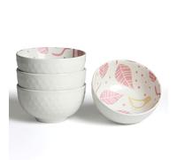 AOOSY Set di ciotole per cereali in porcellana, 350 ml, ciotola per riso, ciotola per zuppe, ciotola per insalata, ciotola in porcellana, ciotola in ceramica, set di ciotole per insalata, zuppe,