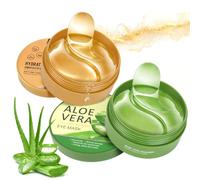 AOOWU 120 Pezzi Patch Occhi con Aloe Vera e Collagene, Idratanti Maschera Contorno Occhi, Cerotti Rinfrescanti per Patch Idrogel, Aiuta a Ridurre Gonfiore e Contorno Idratante, per Uomo e Donna
