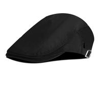 AOOWU Berretto Piatto da Uomo, Classico Cotone Newsboy cap Coppola, Vintage Piatto Baschi Basco Uomo, Regolabile Flat cap Gatsby Ivy Irlandese Cappello, Indossabile Tutto L'Anno