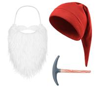 AOOWU Cappello da Nano, Cappelli Punta Elfo Colorato per Natale Carnevale | Novità Cappello da Elfo, Accessorio per Cosplay da Nano, per Halloween, Natale, Compleanno, Feste a Tema Carnevale