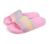AOOWU Ciabatte da Spiaggia Bambini, Leggeri Slipper Kids, impermeabile Pantofole da Mare, Antiscivolo Ciabatte Bambina Bambino, Estive Sandali Bambina, Ideali per Mare o Piscina