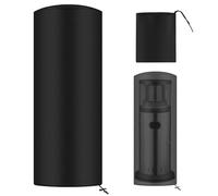 AOOWU Copertura per Riscaldatore da Patio, Impermeabile Antivento Copertura Riscaldatore Patio, Antistrappo Patio Heater Cover, Telo Protettivo per Stufa da Patio Antipolvere Anti UV, 42 x 42 x 96cm