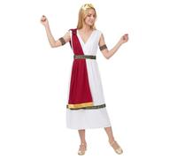 AOOWU DiULi 5 Pezzi Costume da Romano per Donna, Costume da Dio Greco Halloween-L/XL