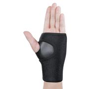 AOOWU Fascia da Polso, Regolabile Supporto Polso, Traspirante e Tutore Polso, Polsiera per Sollievo dal Dolore per Tunnel Carpale, Slogature, Tendinite e Artrite Unisex (Mano Sinistra)