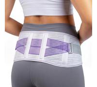 AOOWU Fascia Ernia Ombelicale, Cinto per ernia ombelicale Uomo Donna, L | Sostegno Addominale, Elasticizzata e Traspirante, Ergonomica e Terapeutica, per il Sollievo Mal di Schiena, Vita e Bacino