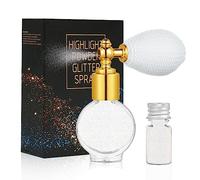 AOOWU Glitter Polvere Spray Corpo Viso Glitterato Con 1 Ricarica, Shimmer Sparkle Impermeabile per Festival di Halloween, Club, Feste (Colorato#)