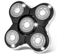 AOOWU Lame Di Ricambio per Rasoio Elettrico, Rasoio Testa Calva, 5 Rasoio a Testine Rotanti con Lama A Doppia Traccia, Testina di Ricambio Compatibile con Remington Balder Pro Series RX5 XR7000 XR1500