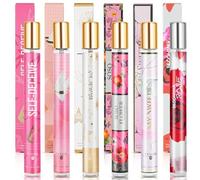 AOOWU Set Regalo Profumo Donna Premium, 6 Pezzi Eau de Parfum, Profumo Portatile per Donna, Olio Profumato, Fragranza Alunga Durata Che Sottolinea il Tuo Fascino per Compleanno e San Valentino