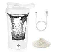 AOOWU Shaker per Proteine Elettrico, 500 ML Bottiglia per Shaker, Frullatore Elettrico per Frullati Proteici Ricaricabile USB C, Vortex Portatile Mixer Cup per Proteine Polvere, in Tritan, Senza BPA