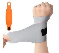 AOOWU Tutore Polso, Traspirante e Regolabile Fascia da Polso, Supporto Polso per Sollievo Dal Dolore, Elastica Ultra Sottile Polsiera per Tunnel Carpale, Slogature, Tendinite e Artrite Unisex