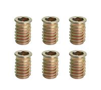 Aopin Set di 30 punte filettate per dadi e fissaggi esagonali per mobili in legno, filettatura maschio femmina 5/16-18 x 20 mm