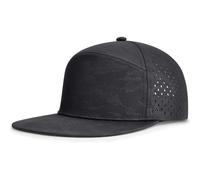 AOPREL Cappellino da baseball a tesa piatta Cappelli regolabili Snapback per uomo Trucker Mesh Performance Hat per Hip Hop Sport Allenamento Nero Camouflage