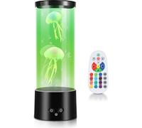 Aopunly LED Jellyfish Lamp Lava Lamp 12 colori 4 modalità di luce Stress Anxiety Relief Telecomando Home Decor Lamp Underwater Ocean Style Luce notturna accogliente