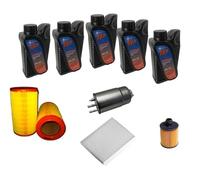 AOQ KIT TAGLIAND 4 FILTRI + 5 LT. OLIO 5W30 COMPATIBILE CON FIAT BRAVO II, DELTA II 1.6, 2.0 MJTD DAL 2007>…